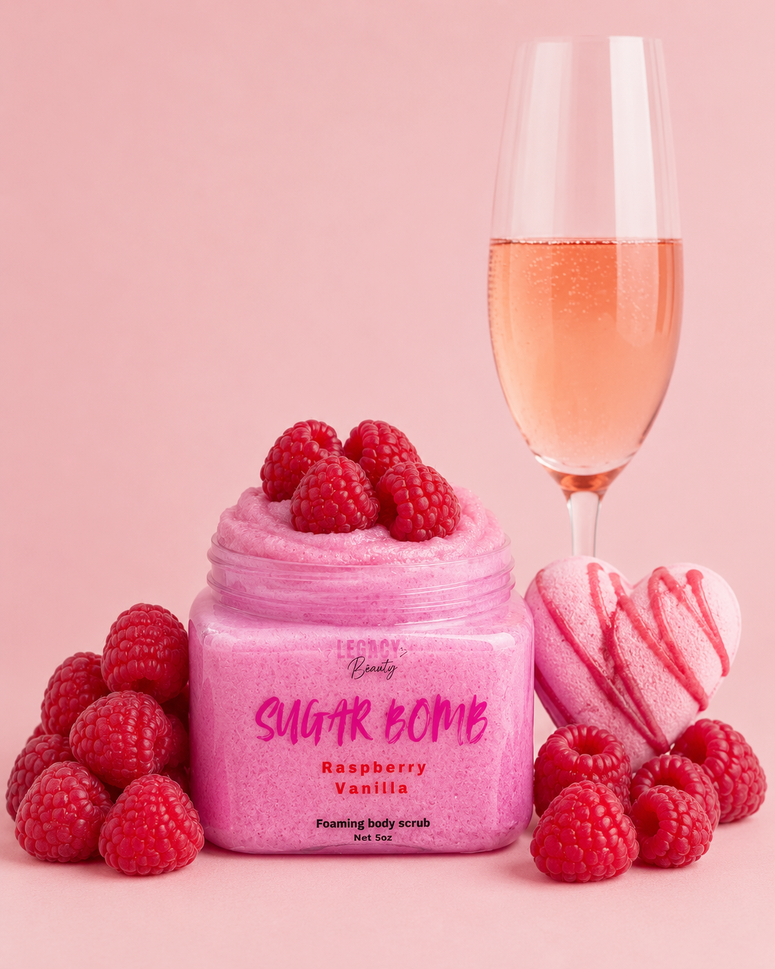 Raspberry Vanilla Body Scrub